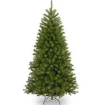 National Tree Company Artificial Full Christmas Tree, Green, North Valley Spruce, Includes Stand, 7.5 Feet