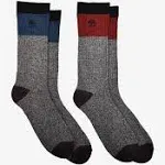 Timberland | Men&#039;s Colorblock Crew Socks, Pack of 2 | Realry