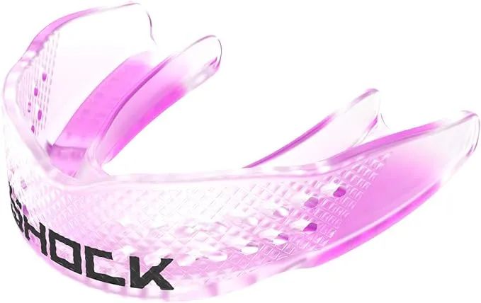 Shock Doctor Trash Talker Basketball Mouthguard. Low Profile Mouth Guard for Basketball. Easy Talking, Breathing (Youth, Clear)