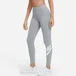 Women's Nike Sportswear Essential High-Waisted Leggings, Size: XS, Grey