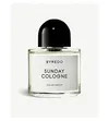 SUNDAY COLOGNE by BYREDO 3.3 / 3.4 oz (100 ml) EDP Spray NEW in BOX &amp; SEALED