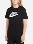 Nike Futura Icon Boys Tee - Black - Medium