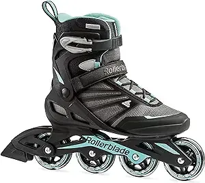 Rollerblade Zetrablade Women's Inline Skates - Black/Light Blue - 7