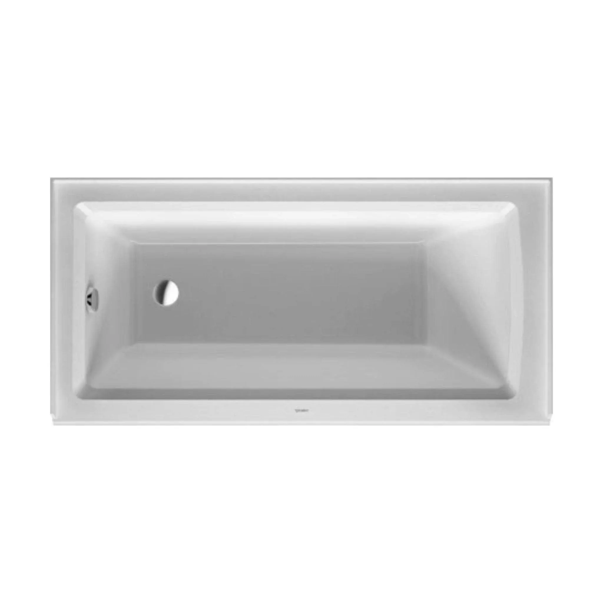 Duravit Architec Alcove Bathtub White Drain Right 60in x 30in 700355000000090