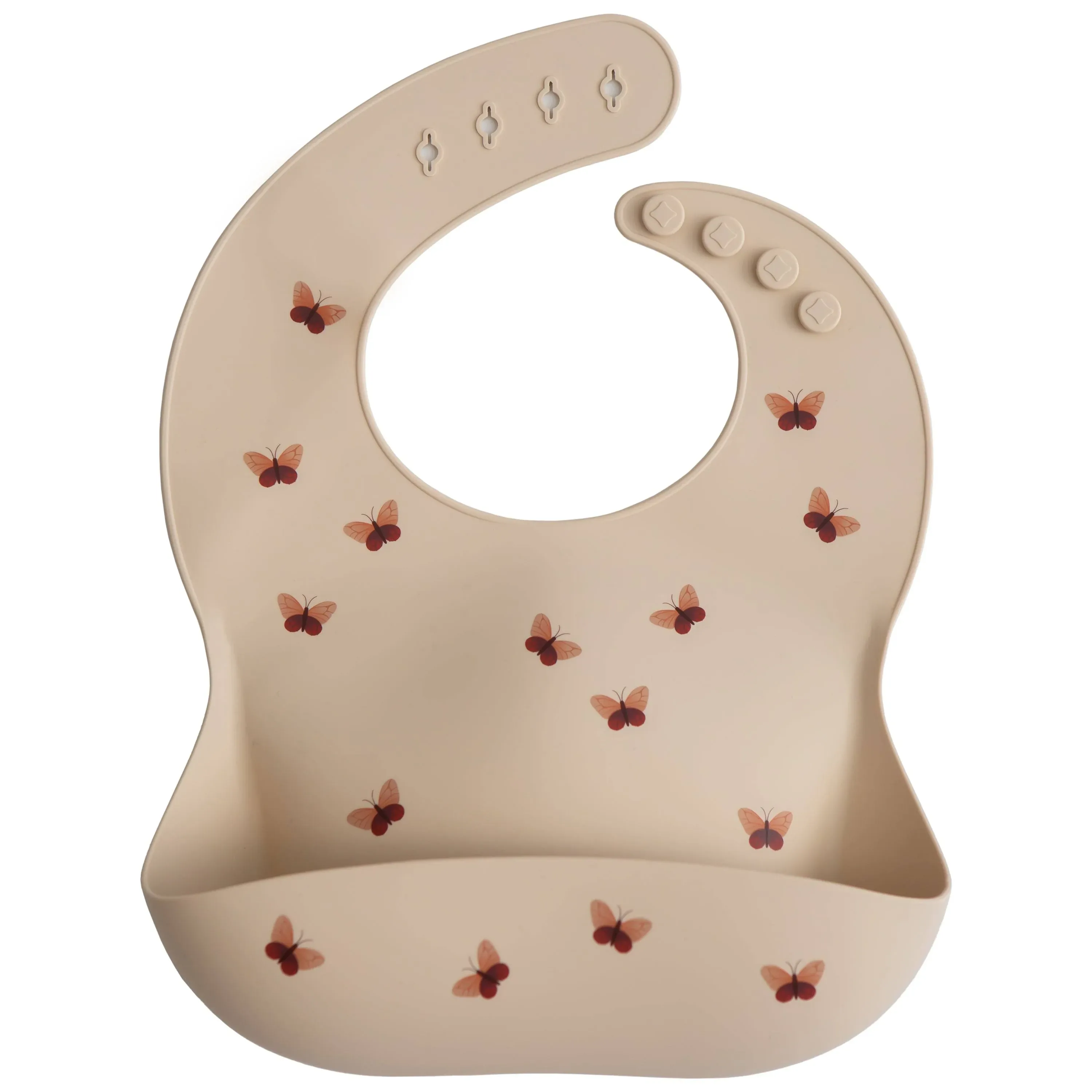 Mushie Silicone Baby Bib