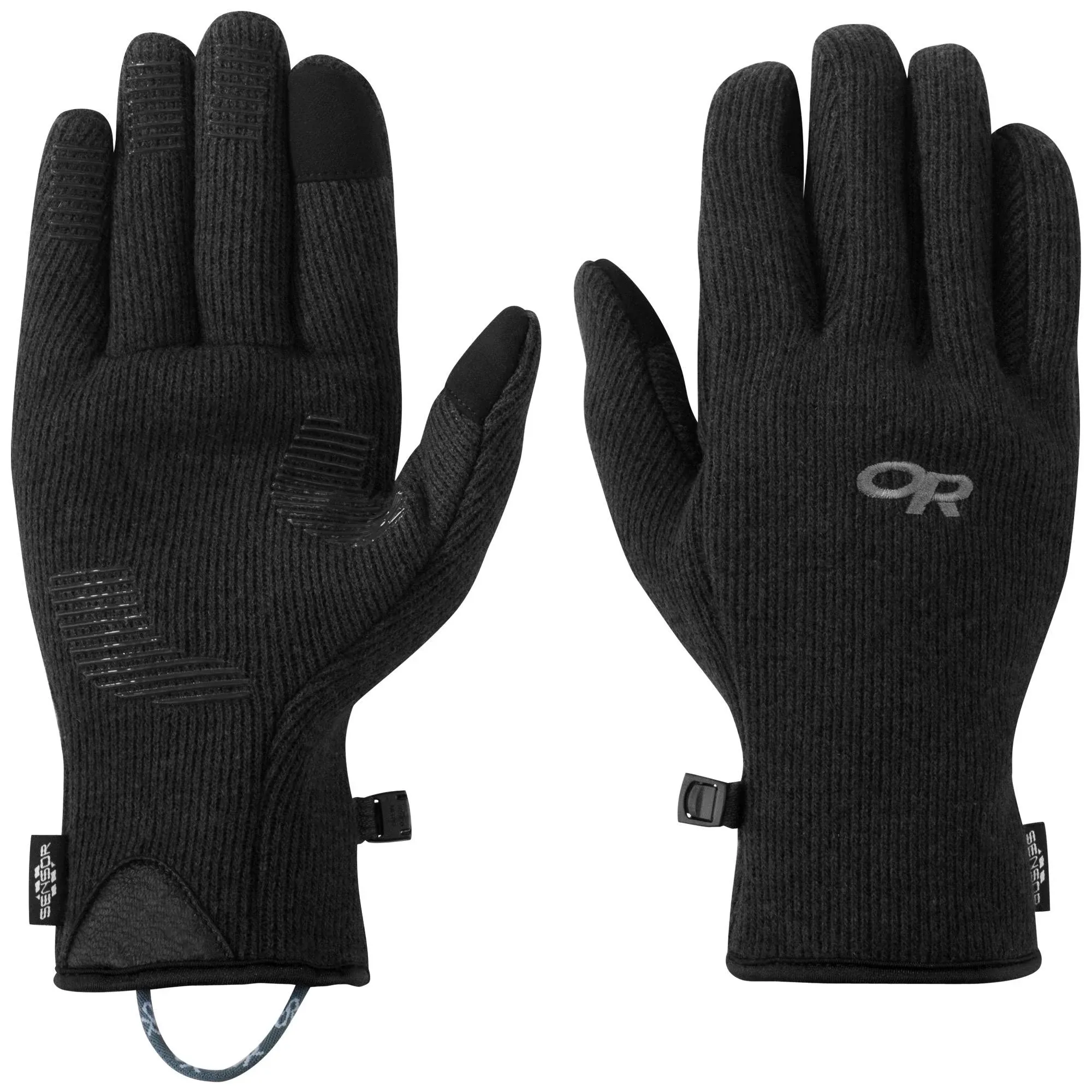 Mens Outdoor Research Flurry Sensor Gloves XL NWT Black