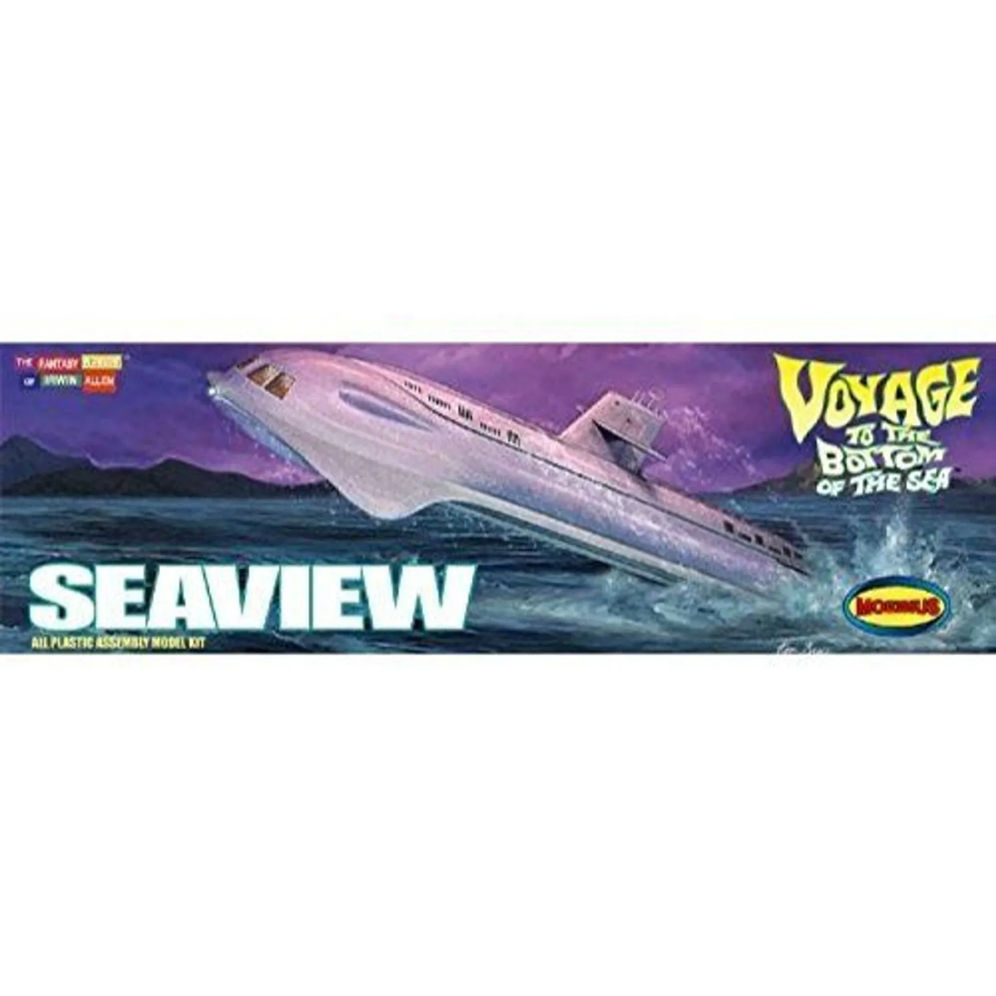 Moebius #808 1/350 Seaview Voyage To The Bottom Of The Sea Model - Sealed