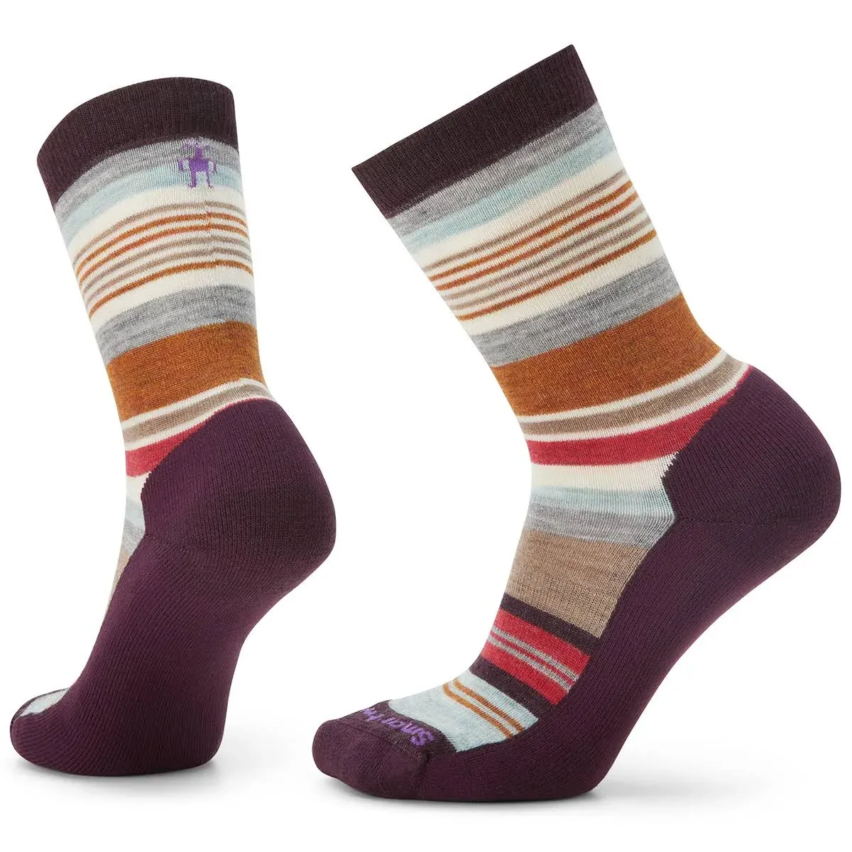 Smartwool Women's Everyday Joviansphere Crew Socks Bordeaux / Medium