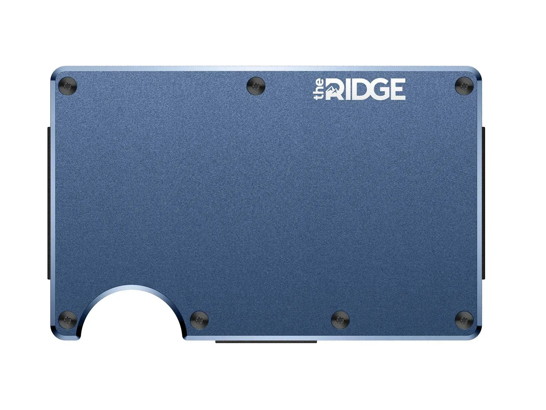 The Ridge Aluminum Wallet | Navy Money Clip