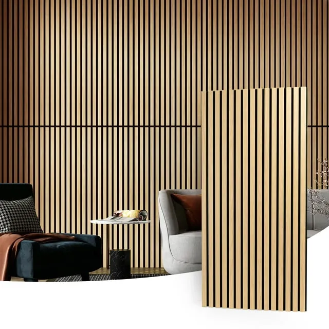 Art3d Wood Slat Acoustic Panels for Wall and Ceiling