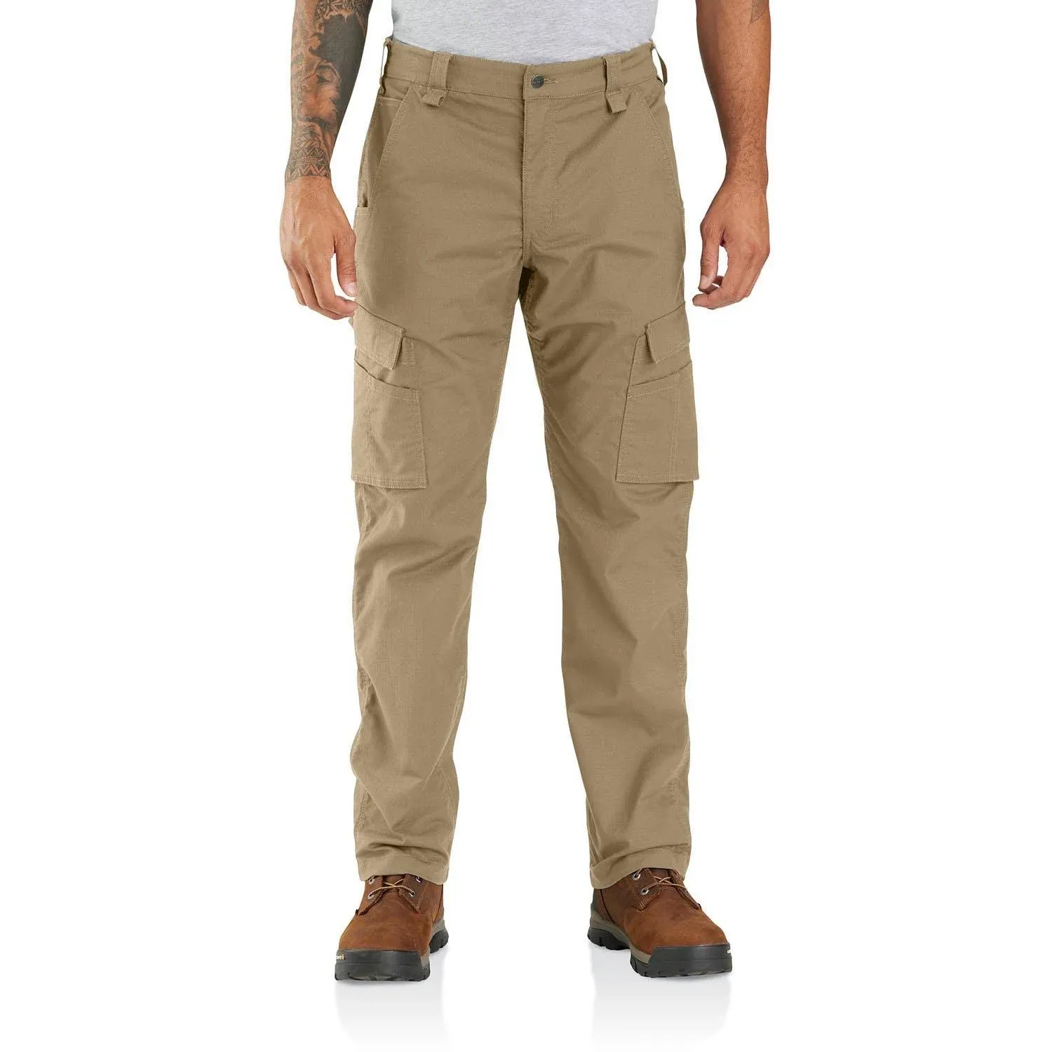 Carhartt 105296-DKHW31L30 Force Relaxed Fit Ripstop Cargo Work Pant, D