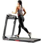 Sunny Health Fitness Smart Strider Treadmill with 20" Wide LoPro Deck