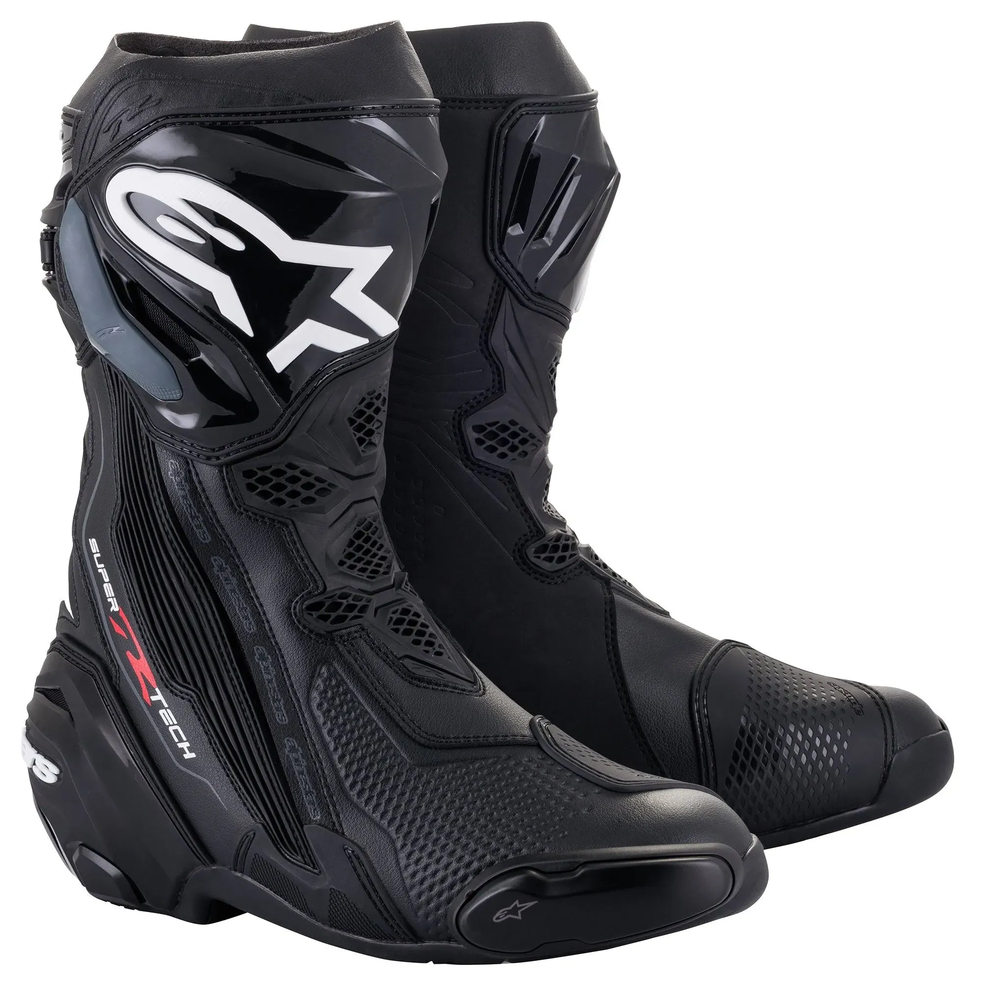 Motorcycle Alpinestars Supertech-R Mod. 2021 boots men&#039;s (black) size: 44