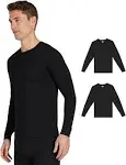 32 Degrees Shirts | 32 Degrees Mens Long Sleeve 2 Pack | Color: Black | Size: L ...