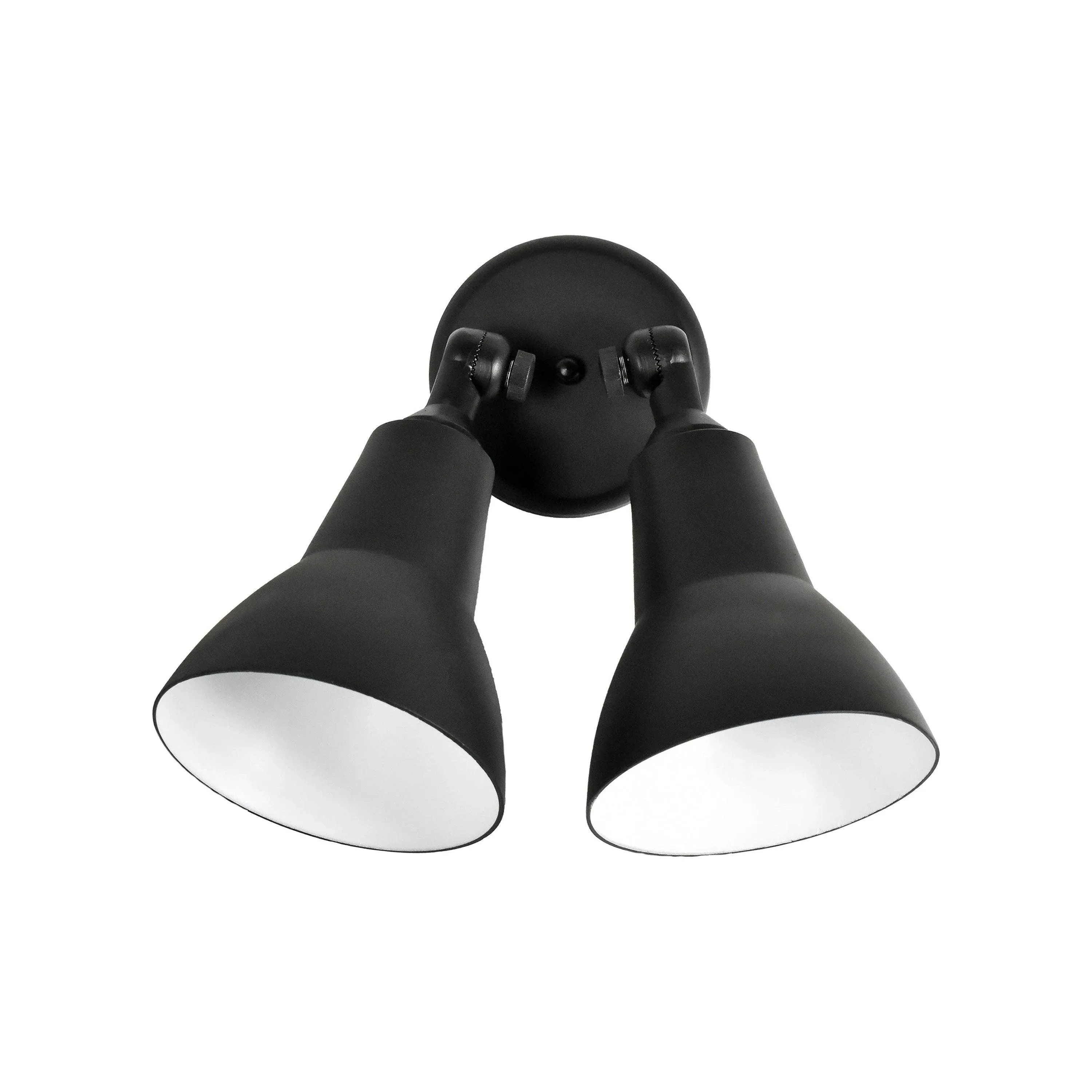 Spots 2 Light 11 inch Black Outdoor Wall Mount