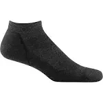 Darn Tough Men's Light Hiker No Show Lightweight Cushion Sock - XL - Black