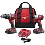 Milwaukee 2697-22CT M18 Cordless Lithium Ion 2 Tool Combo Kit