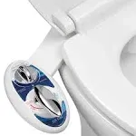 Luxe Bidet Neo 320 Dual Nozzle Self-Cleaning Hot-and-Cold Bidet Attachment Blue