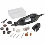 Dremel 200 Series 1.15 Amp Dual Speed Corded Rotary Tool Kit with 15 Accessories and 1 Attachment 200-1/15