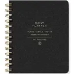 Fringe Studio Black Non-Dated Daily Planner