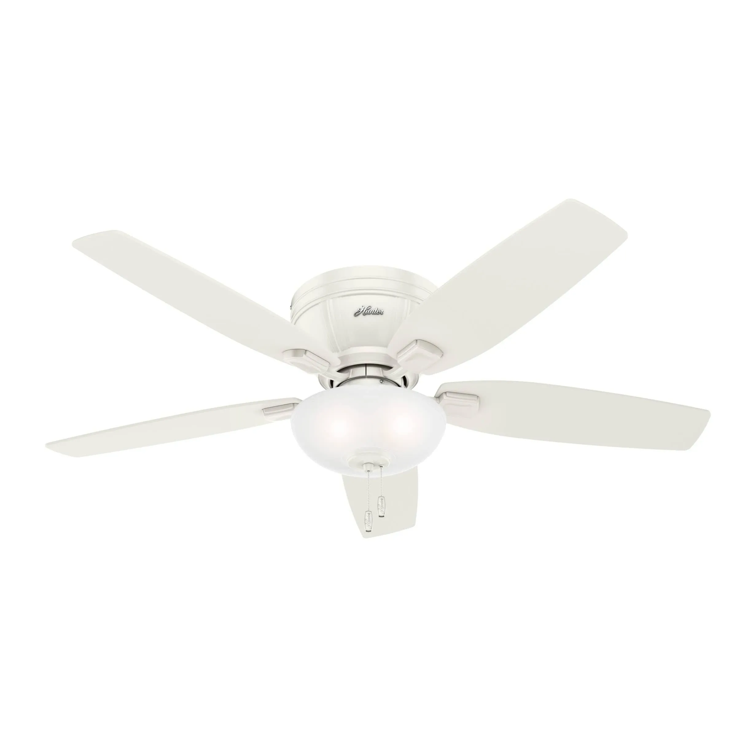 Hunter 52 inch Kenbridge Fresh White Ceiling Fan with Light