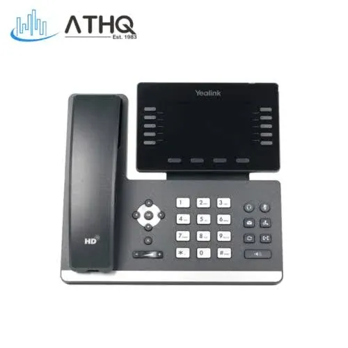 Yealink SIP-T54W IP Phone, 16 VoIP Accounts. 4.3-Inch Color Display. Adjustable Screen With Built-in USB 2.0, 802.11ac Wi-Fi, Dual-Port Gigabit Ethernet, 802.3af PoE, Power Adapter Not Included