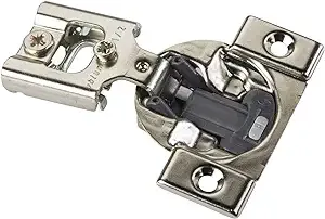 Blum 38N358B.08 1/2&#034; Overlay Wrap Around Hinge with Soft Close - Nickel Plated