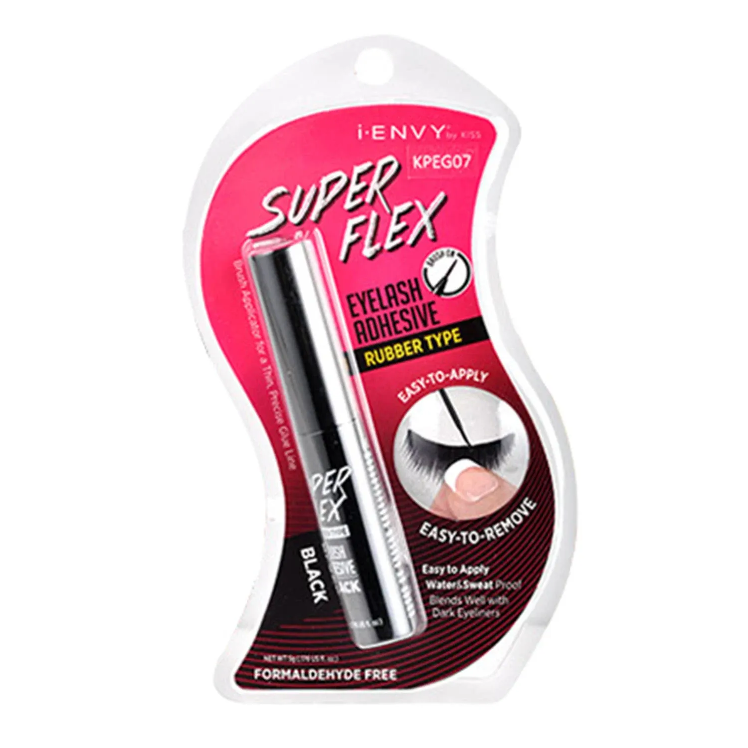 Kiss I Envy Super Strong Hold Eyelash Adhesive Clear