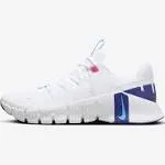 Nike Free Metcon 5 Womens White Aquarius Blue Shoes - Size 8.5