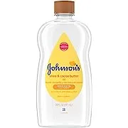 Johnson's Baby Oil With Shea & Cocoa Butter, 20 Fl. Oz