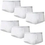 Hanes Men's Tagless Briefs 6-Pack White S