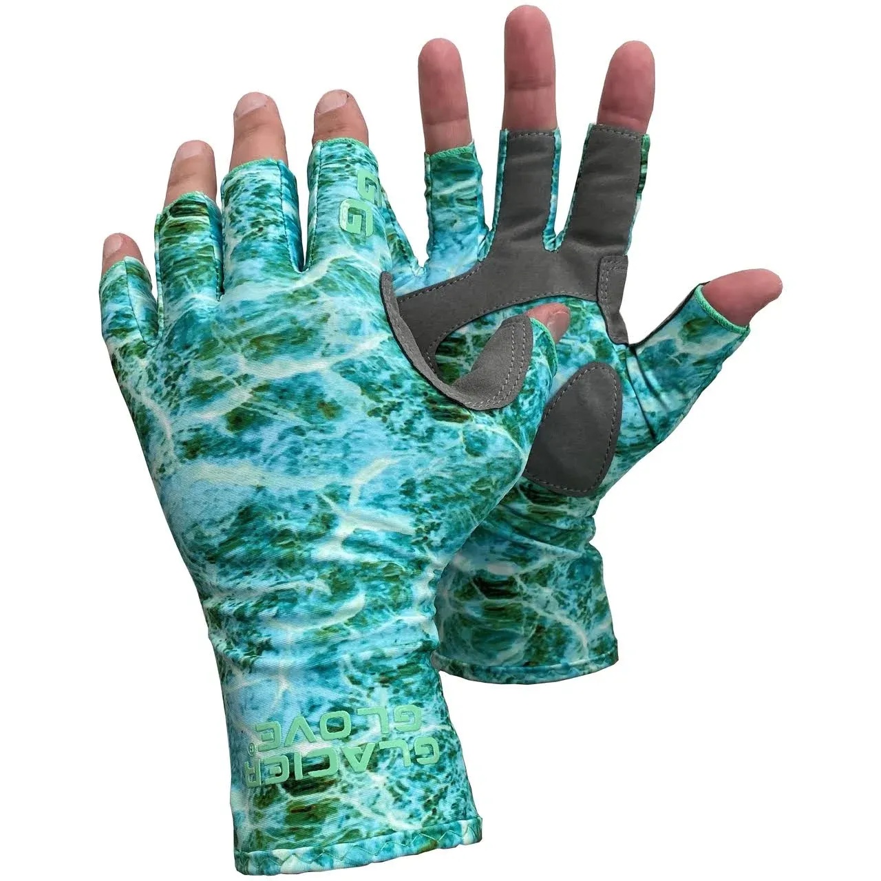 Glacier Islamorada Sun Glove Green Camo / Small