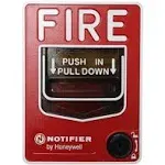 NOTIFIER NBG-12LX FIRE ALARM ADDRESSABLE DUAL ACTION PULL STATION WIT KEY