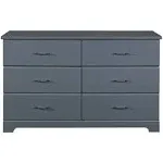 Storkcraft Brookside 6 Drawer Dresser - Gray