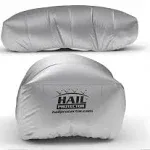 Car Cover - CAR1 Size, Silver Portable, Inflatable Car Cover for Hail System for Coupe, Sedan and Wagons up to 175-Inches in Length - Anti Hail Car Cover Protection Car Hail Protector