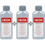 Gaggia Decalcifier Descaler Solution 250ml (3 Bottles)