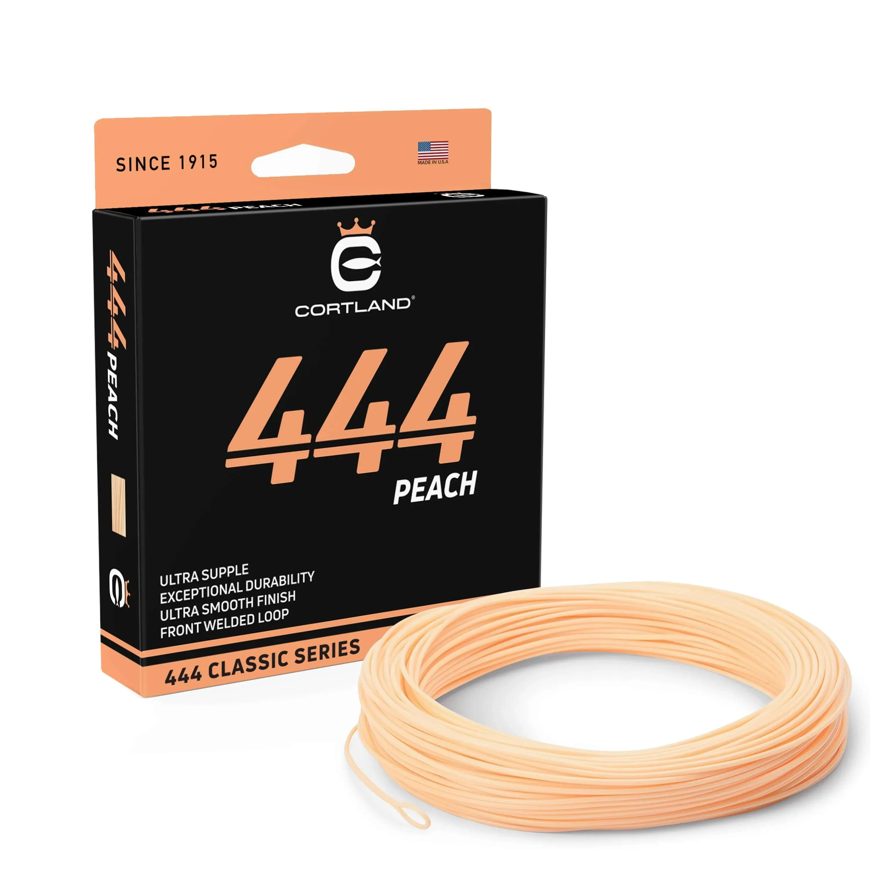 Cortland 444 Classic Peach Fly Line - WF5F