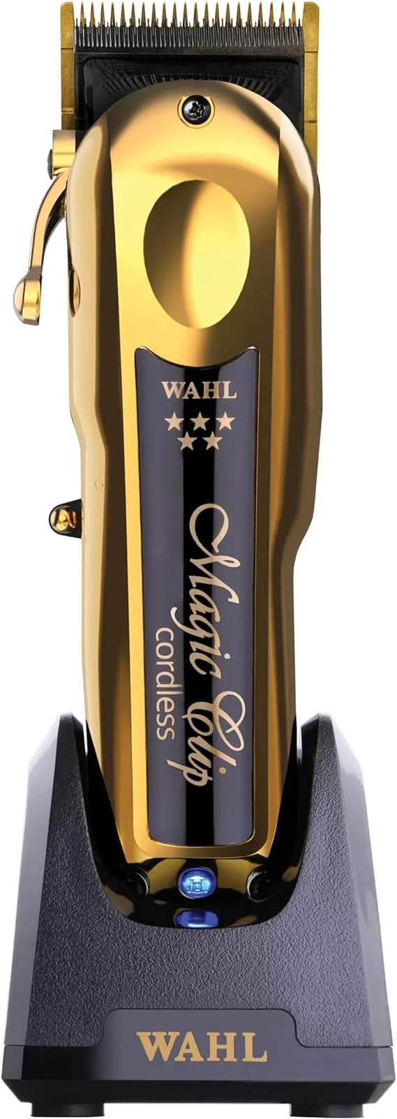 Wahl Professional 5 Star Gold Cordless Magic Clip Hair Clipper with 100+ Minute Run Time for Professional Barbers and Stylists - Model 8148-700