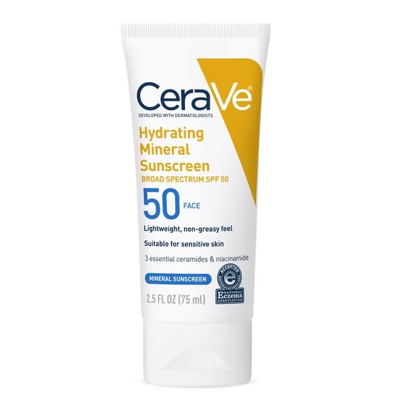 Cerave Hydrating SPF 50 Mineral Sunscreen