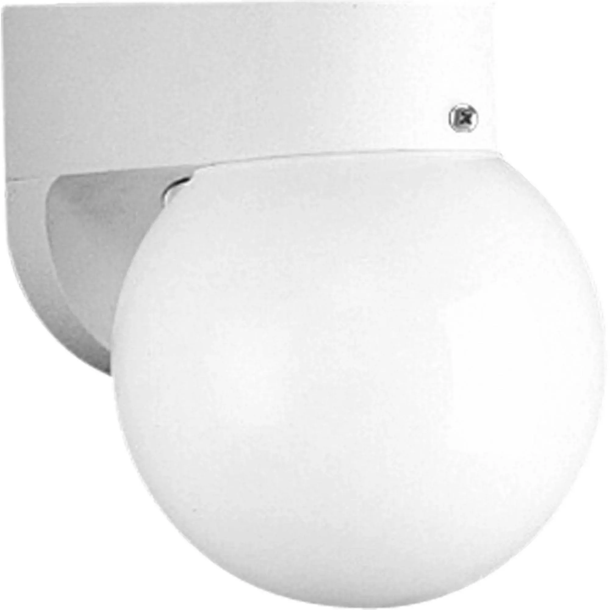 Polycarbonate Single-Light Wall Lighting Fixture