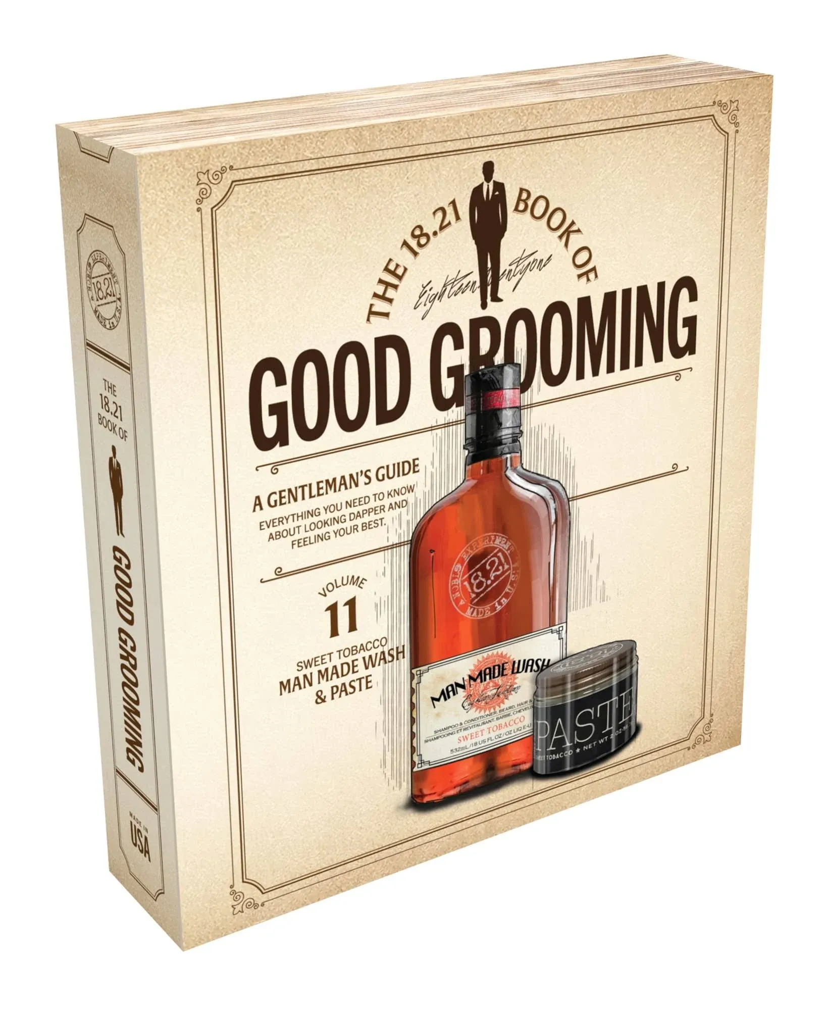 18.21 Man Made Book of Good Grooming Gift Set Volume 2