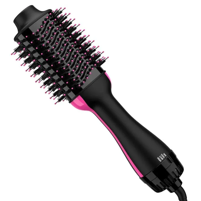 Dimecano Hair Dryer & Blow Dryer Brush in One, 4 in 1 Hair Dryer and Styler Volumizer, Professional Hot Air Brush with Negative Ion Anti-Frizz Blowout