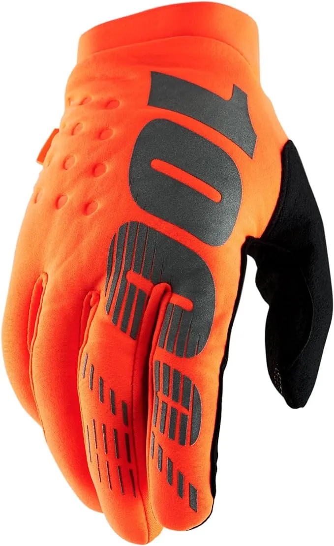 100% Guantes de motocross y bicicleta de montaña para clima frío Brisker