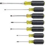 Screwdriver Set, General Purpose, Slotted and Phillips Tip, Steel Shank, Ergonom