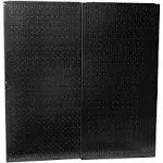 Wall Control Metal Pegboard Pack - Black