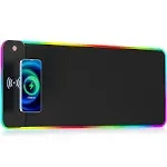 KEHIPI Wireless Charging RGB Gaming Mouse Pad