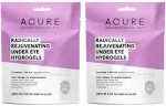 Acure Organics Radically Rejuvenating Under Eye Hydrogel Mask (Pack of 2) with Cucumber and Silk Tree, for Age Performance.236 fl. oz.