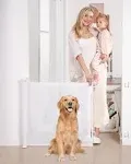 Retractable Gate/Mesh for Baby and Pet