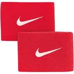 Nike Guard Stay Soccer Straps, Red/White