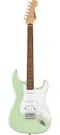 Fender Squier Sonic Stratocaster HSS Electric Guitar, Laurel Fingerboard, White